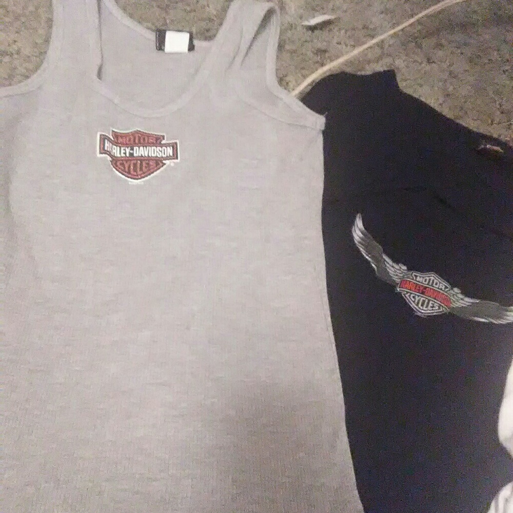 Harley shirts  sz lg